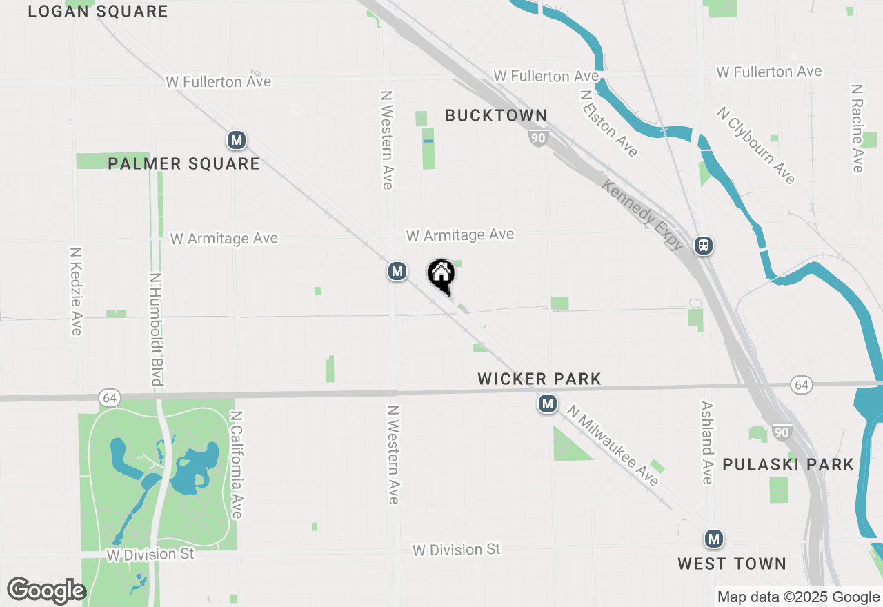 Map of 1826 N Milwaukee Avenue, Chicago, IL 60647