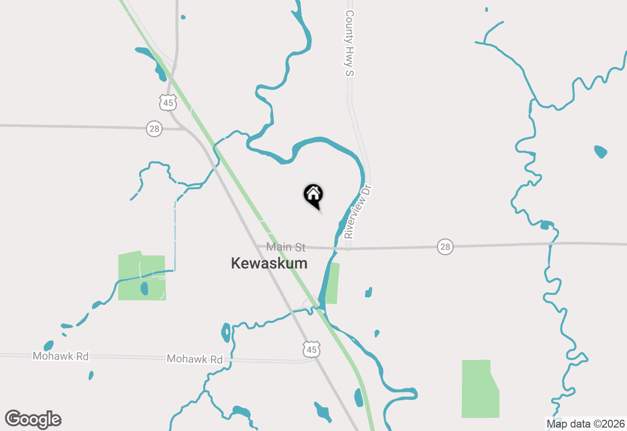 Map of 1444 Bilgo Ln, Kewaskum, WI 53040