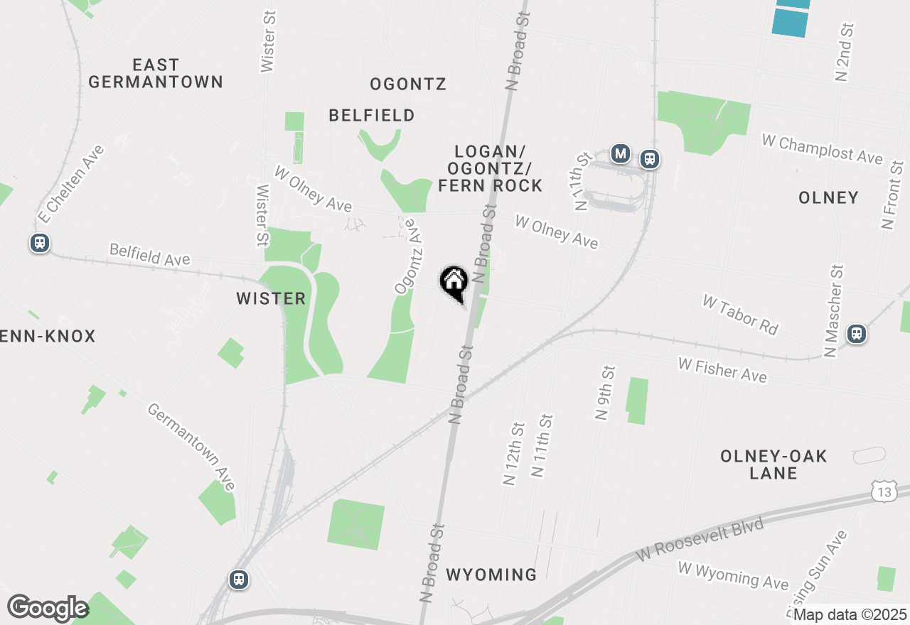 Map of 5322 N Carlisle Street, Philadelphia, PA 19141