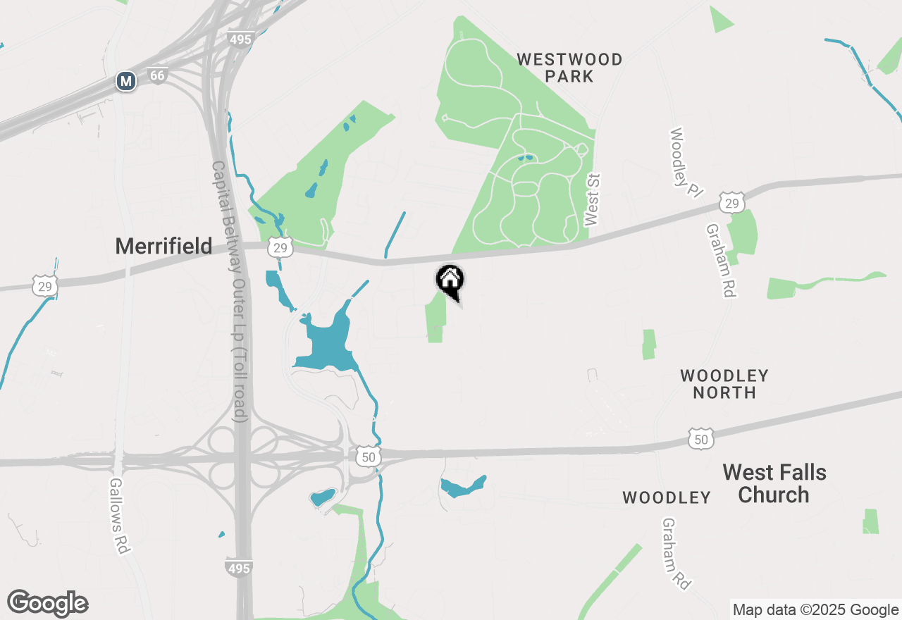 Map of 2910 Pine Spring Road, Falls Church, VA 22042