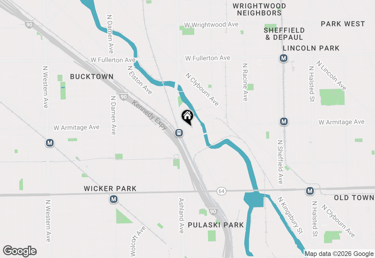 Map of 1941 N Elston Avenue, Chicago, IL 60642