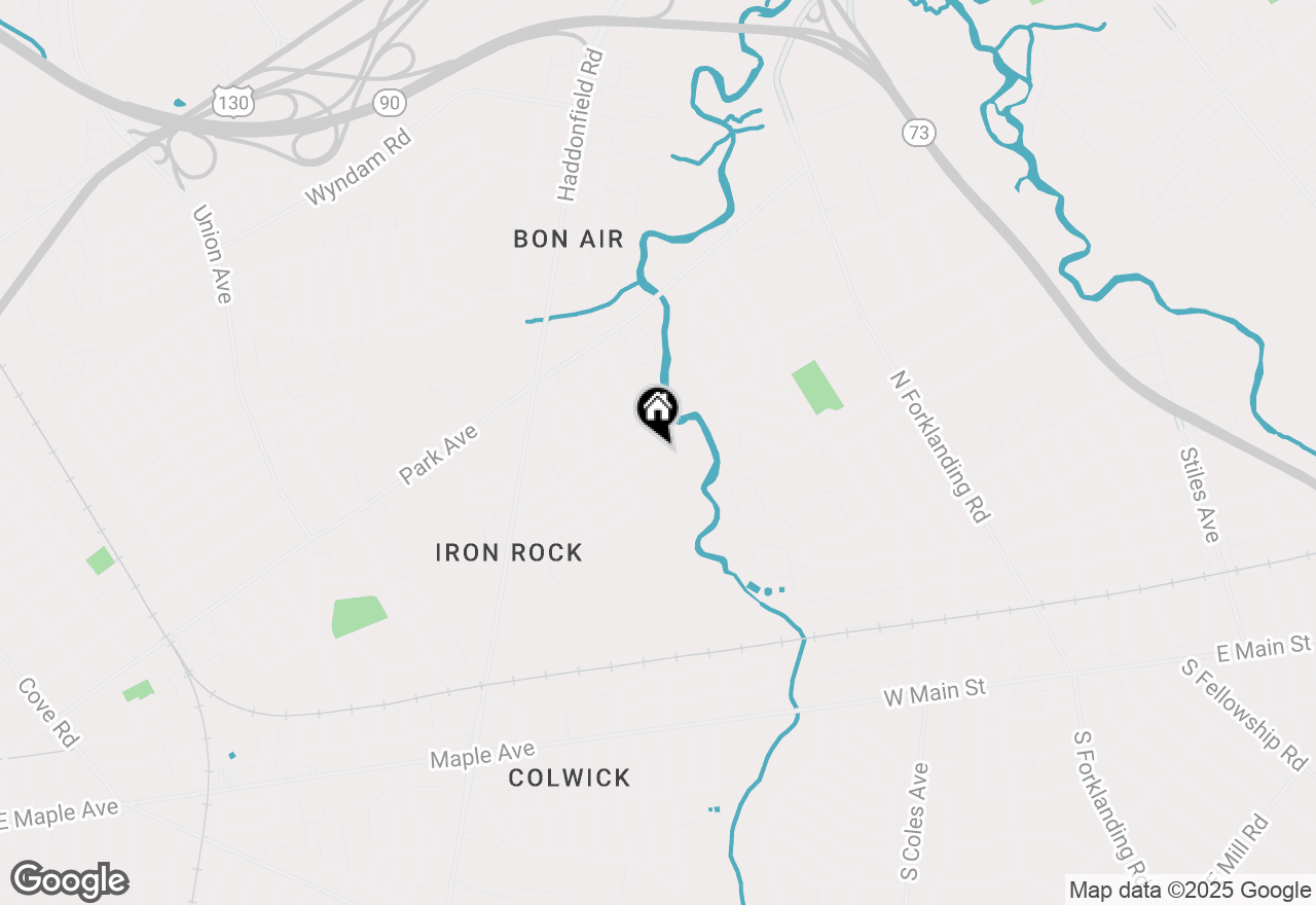 Map of 8760 Stockton Avenue, Merchantville, NJ 08109