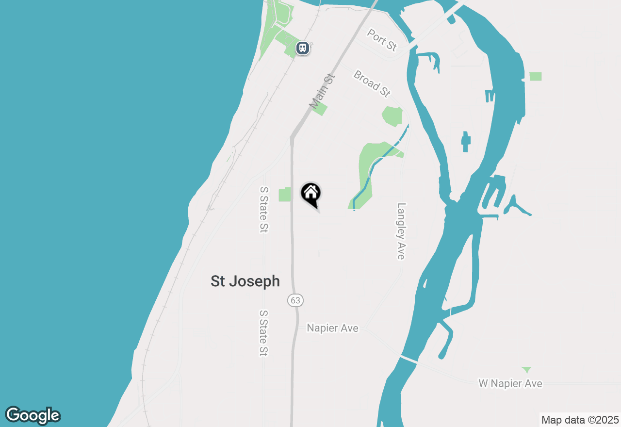 Map of 828 Wolcott Avenue, St Joseph, MI 49085