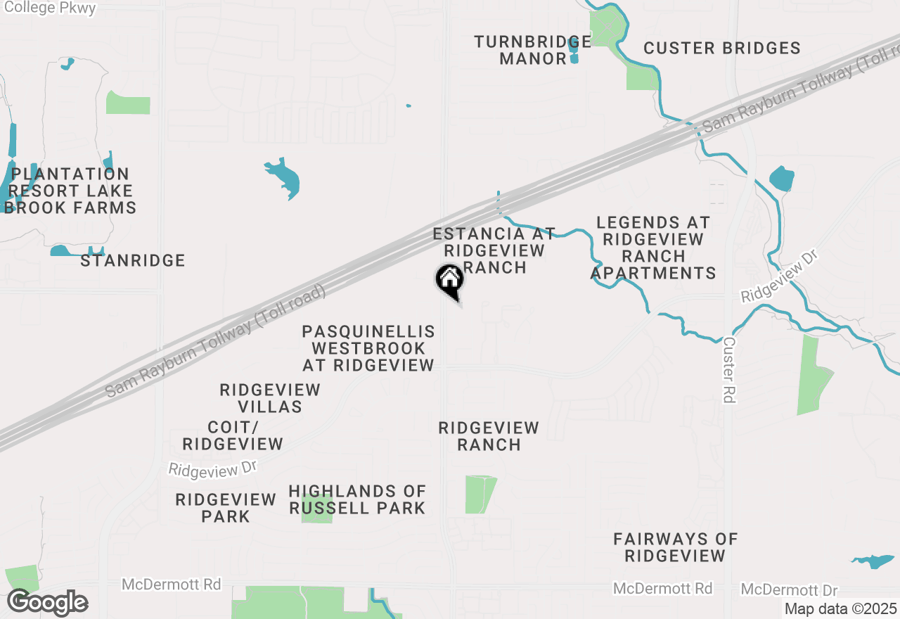 Map of 10013 Monastery Drive, Plano, TX 75025