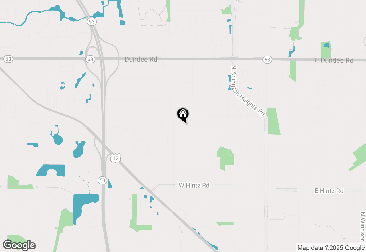 Map of 806 W Tanglewood Drive, Arlington Heights, IL 60004