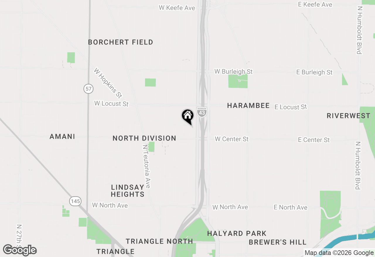 Map of 2749 N 9th St, Milwaukee, WI 53206