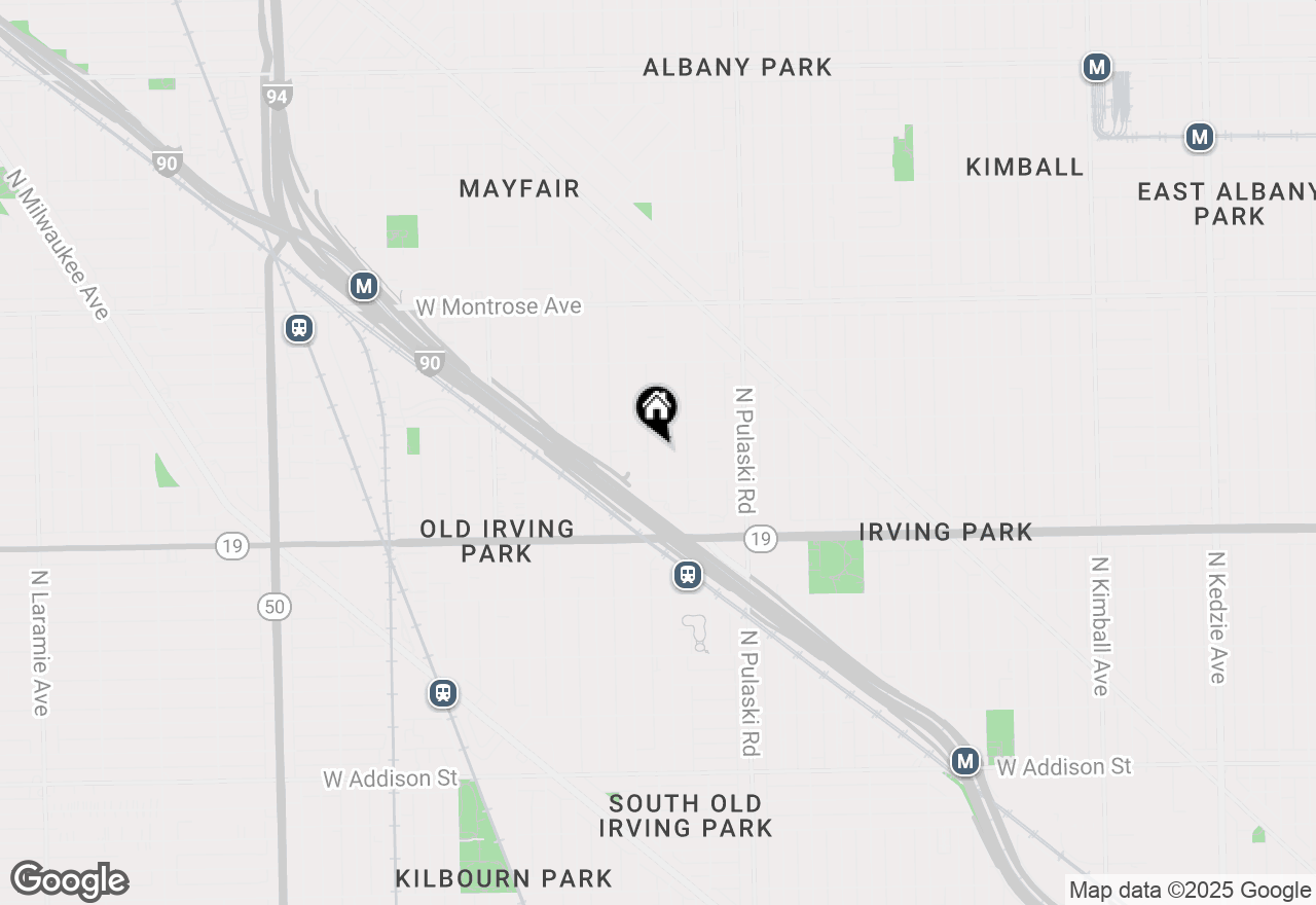 Map of 4128.5 N Kedvale Avenue #306, Chicago, IL 60641
