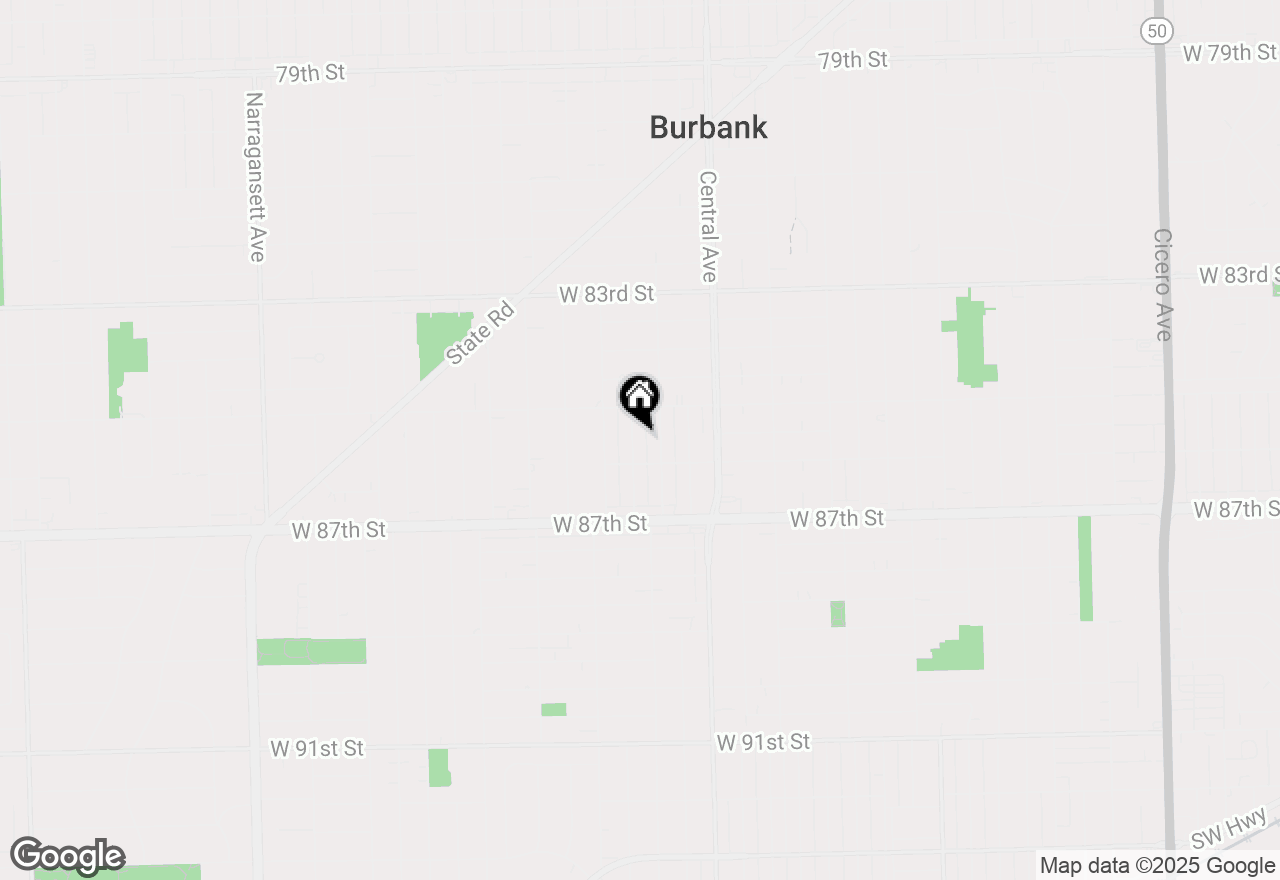 Map of 8525 Massasoit Avenue, Burbank, IL 60459