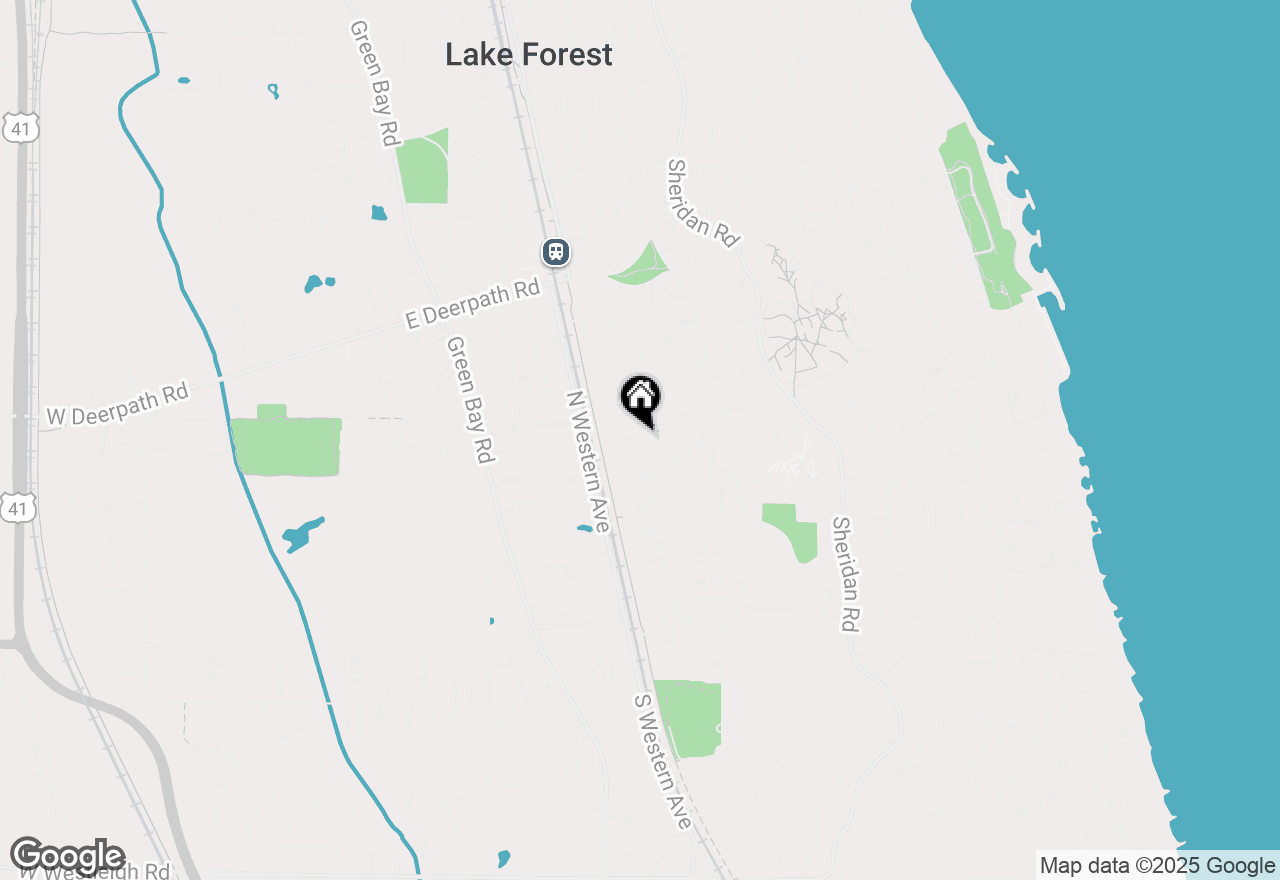 Map of 473 E Illinois Road, Lake Forest, IL 60045