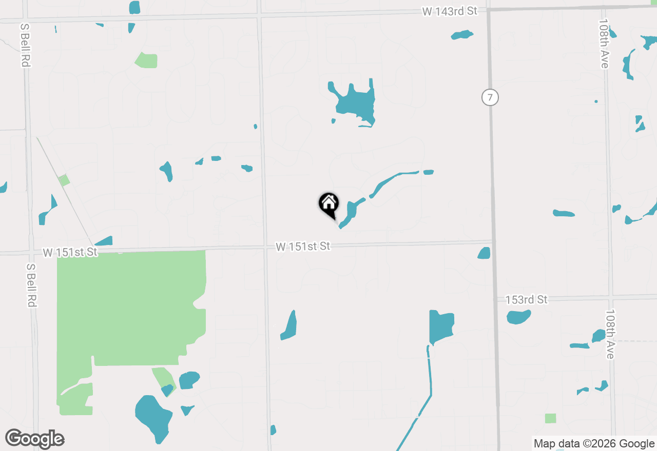 Map of 9 Silo Ridge Road, Orland Park, IL 60467
