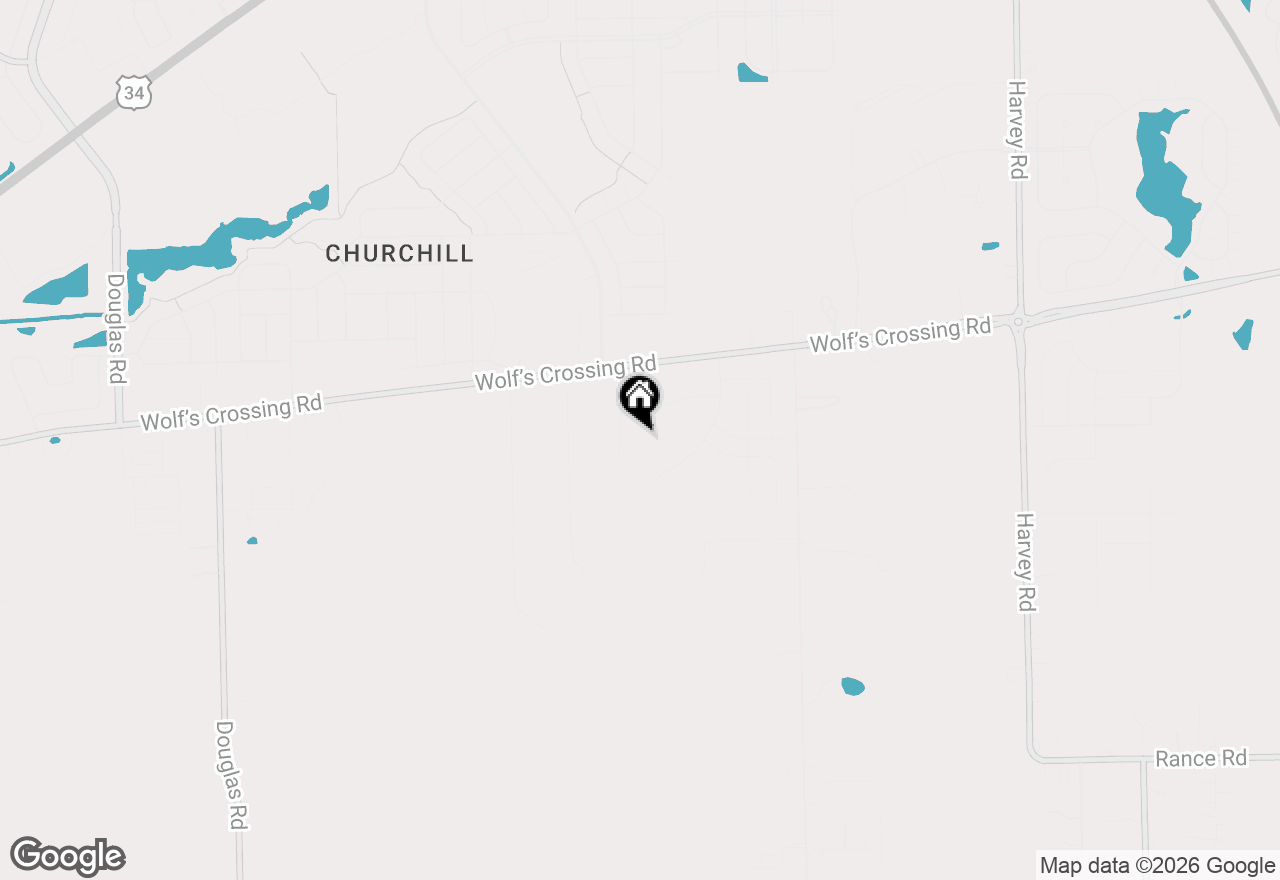 Map of 2310 Hirsch Road, Oswego, IL 60543