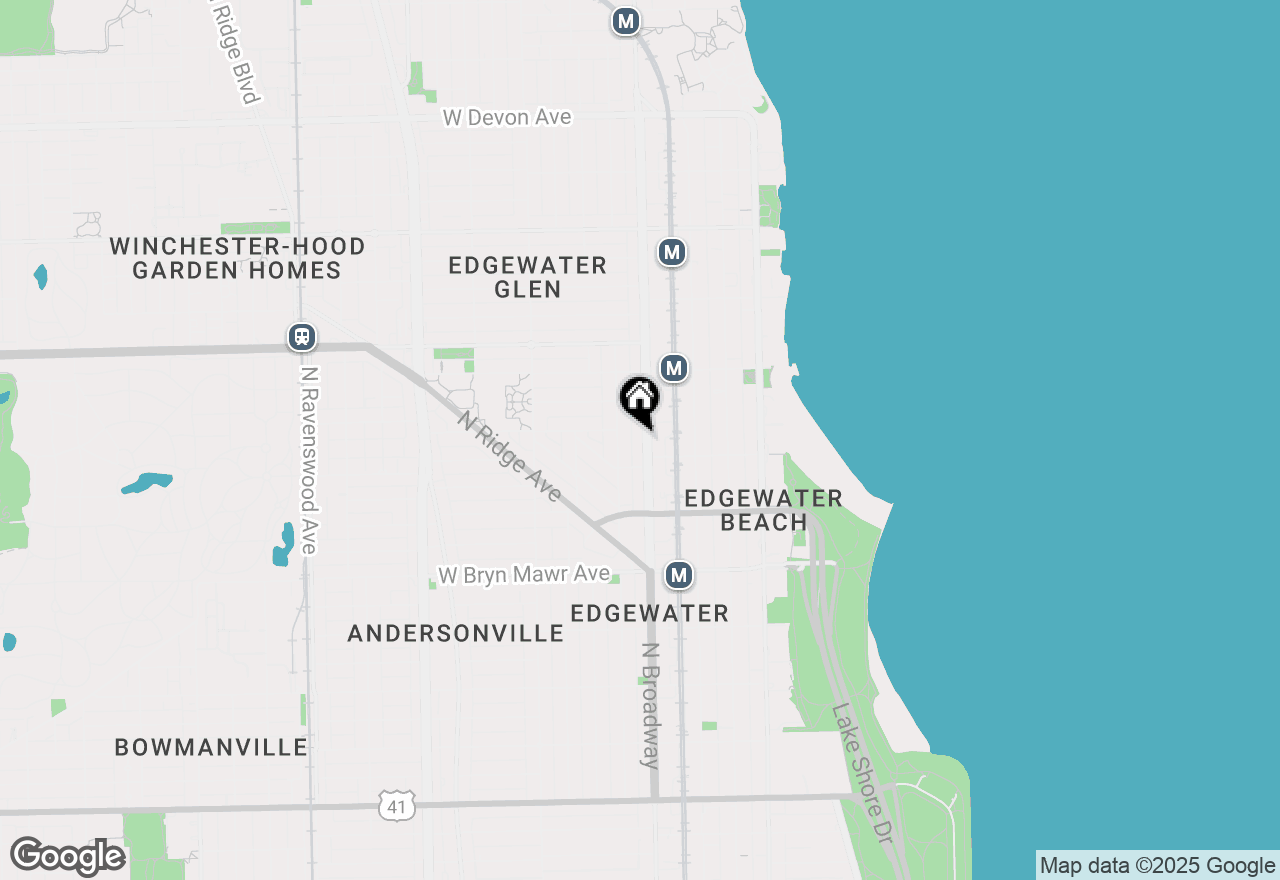 Map of 5828 N Broadway Street, Chicago, IL 60660