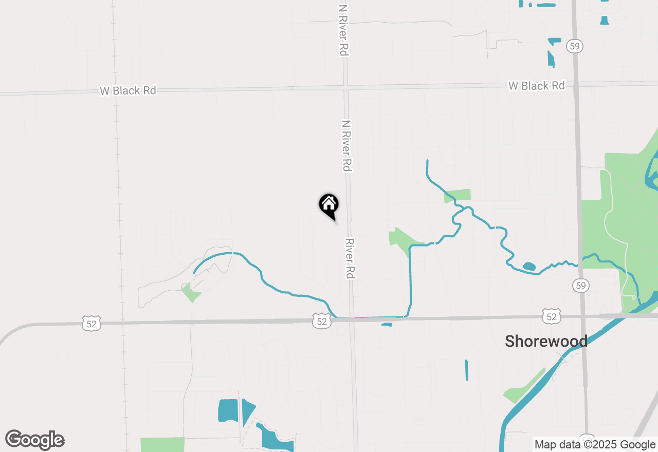 Map of 410 Savoy Drive, Shorewood, IL 60404