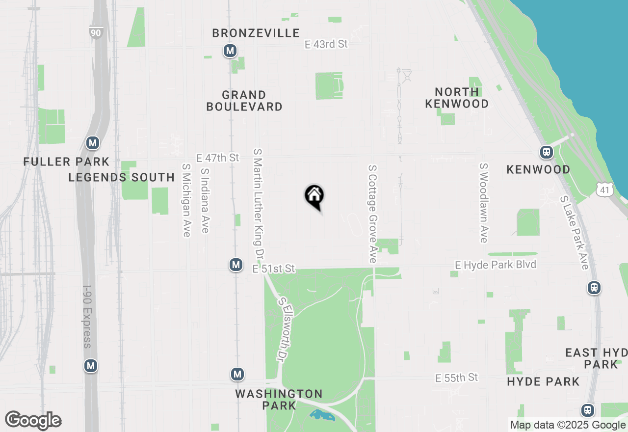 Map of 4906 S Saint Lawrence Avenue #3, Chicago, IL 60615