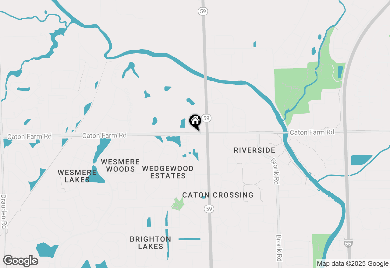 Map of 6405 W Caton Farm Road, Plainfield, IL 60586