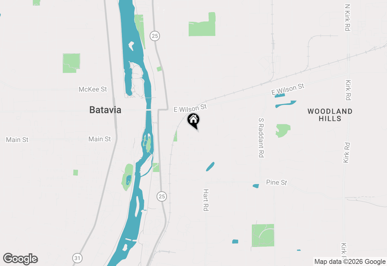 Map of 414 Cleveland Avenue, Batavia, IL 60510