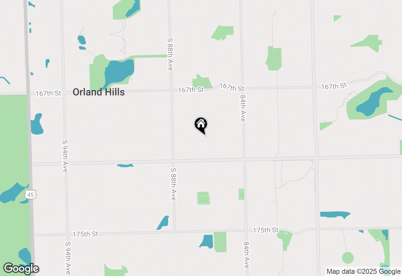 Map of 8620 W 170th Street, Orland Park, IL 60462