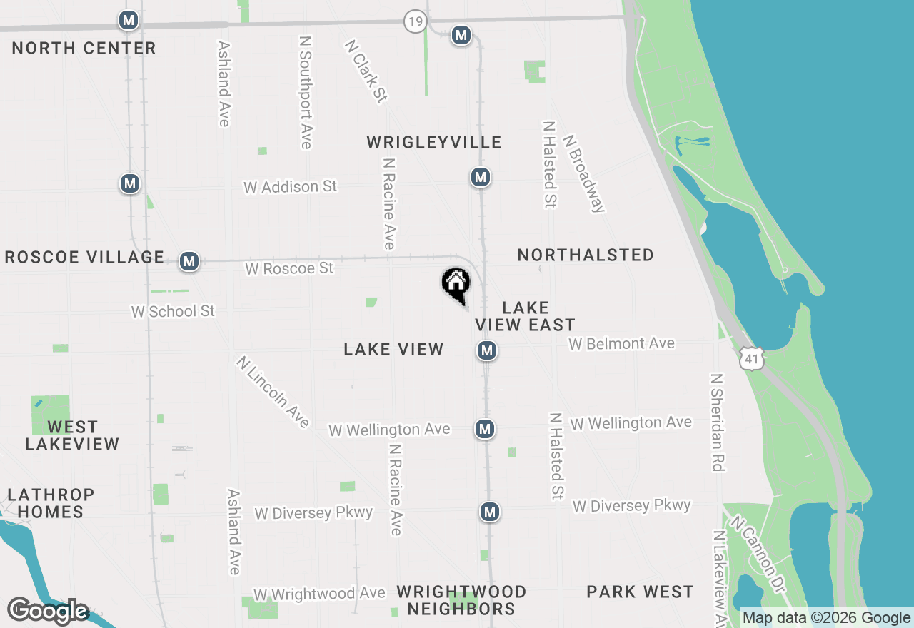 Map of 3251 N Kenmore Avenue #3, Chicago, IL 60657
