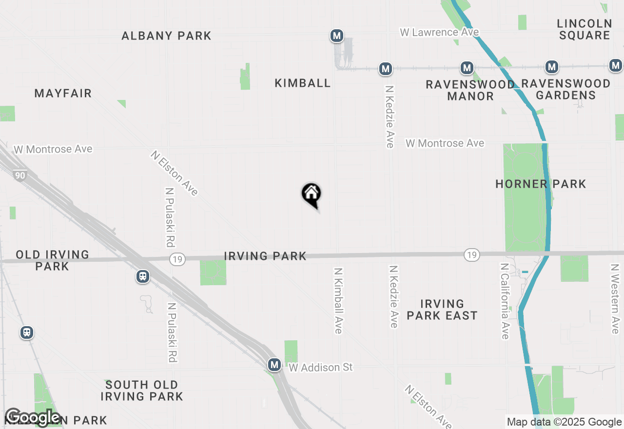 Map of 4129 N Saint Louis Avenue, Chicago, IL 60618