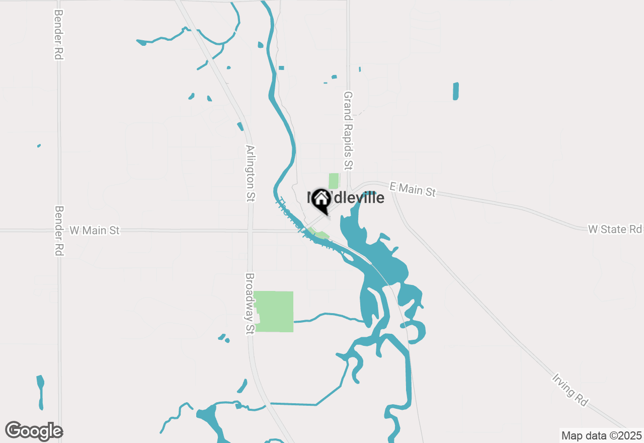 Map of 116 E Main Street, Middleville, MI 49333