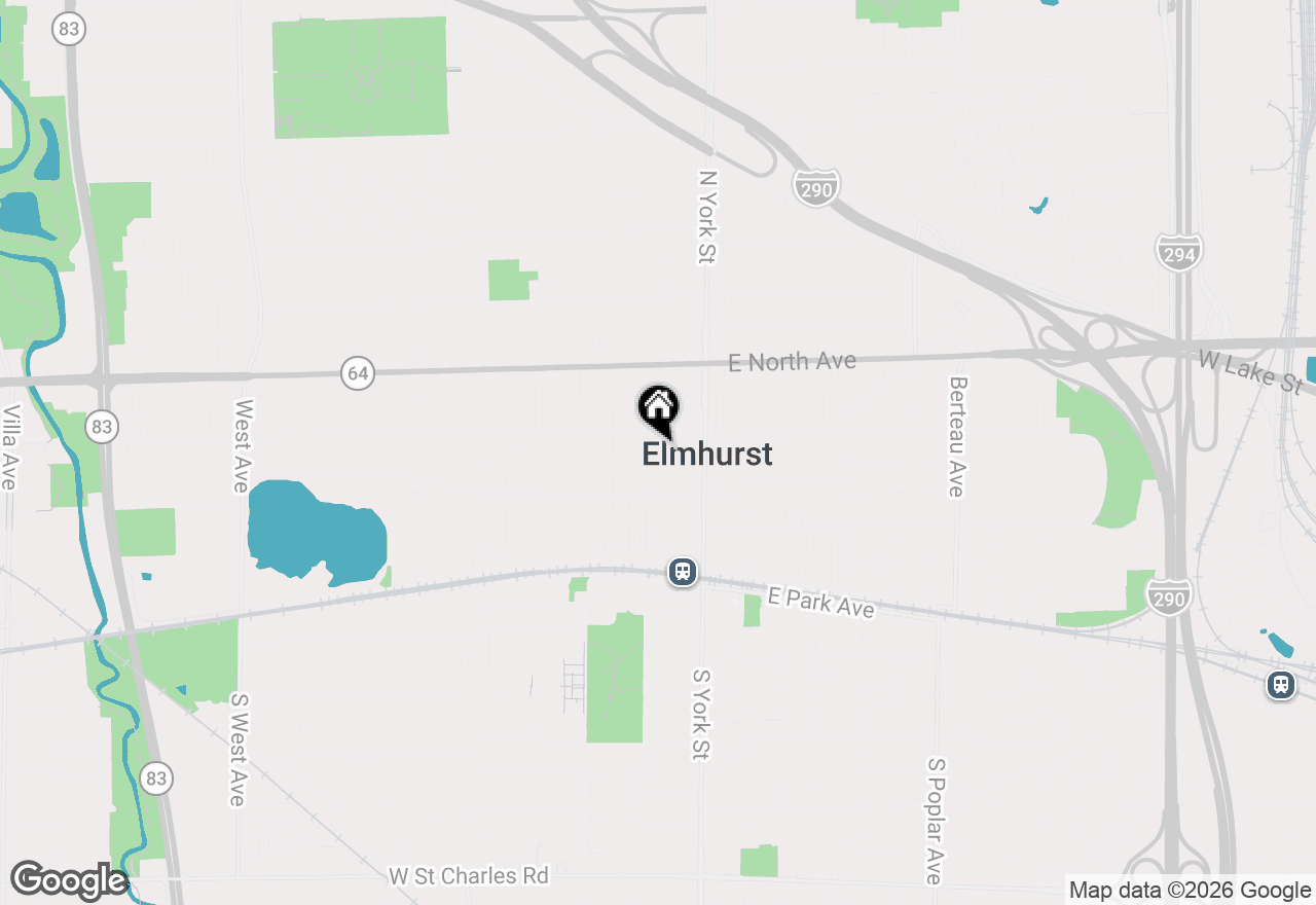 Map of 210 N Addison Avenue #204, Elmhurst, IL 60126