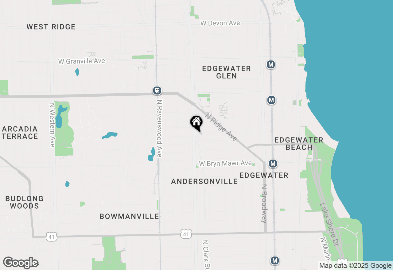 Map of 5820 N Clark Street #401, Chicago, IL 60660