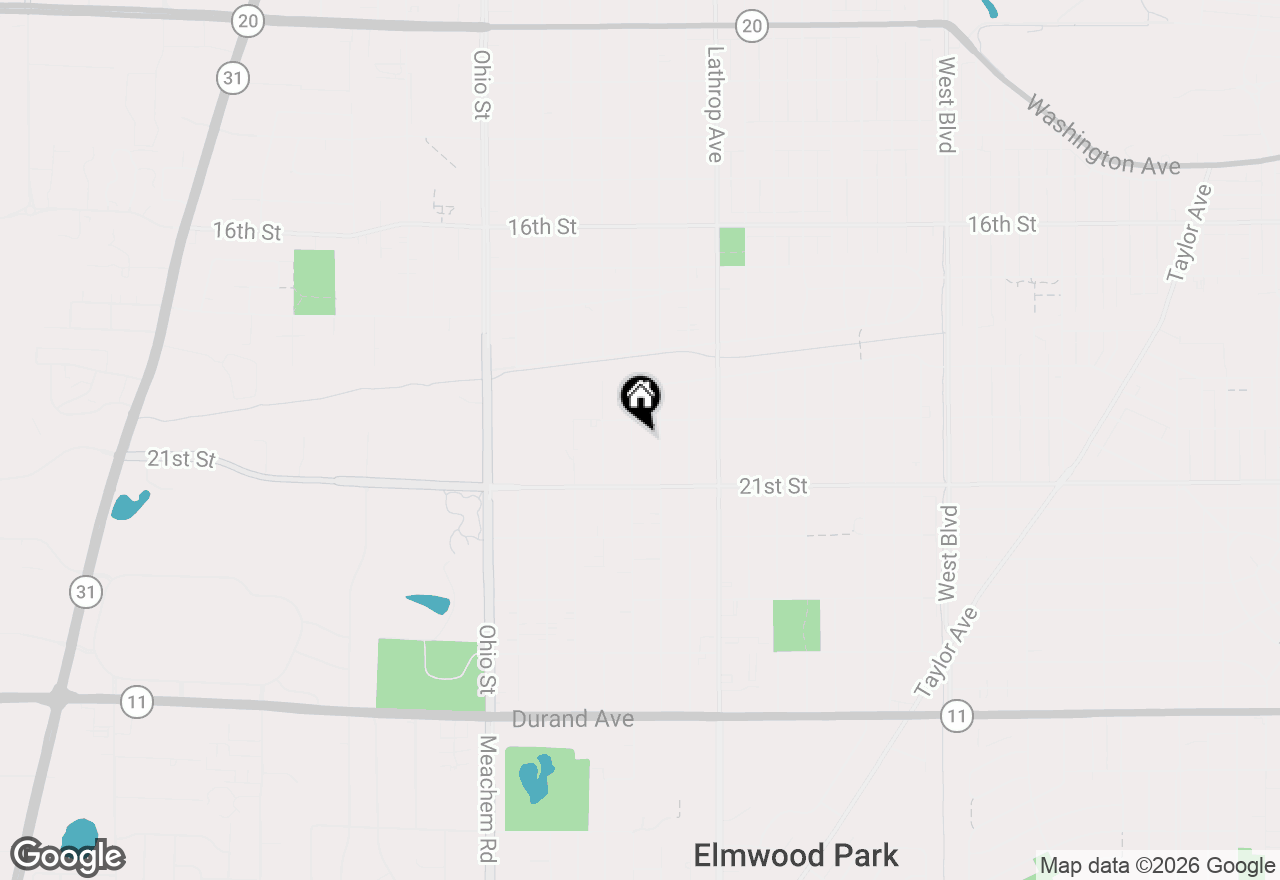 Map of 2019 Kentucky St, Racine, WI 53405