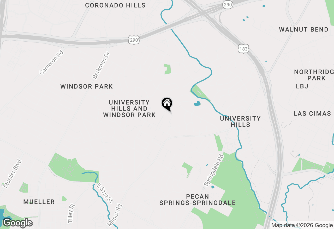Map of 2713 Bristol Dr #1, Austin, TX 78723