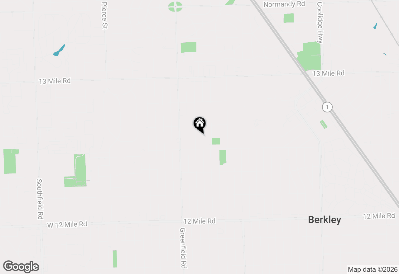 Map of 3104 Prairie Avenue, Royal Oak, MI 48073