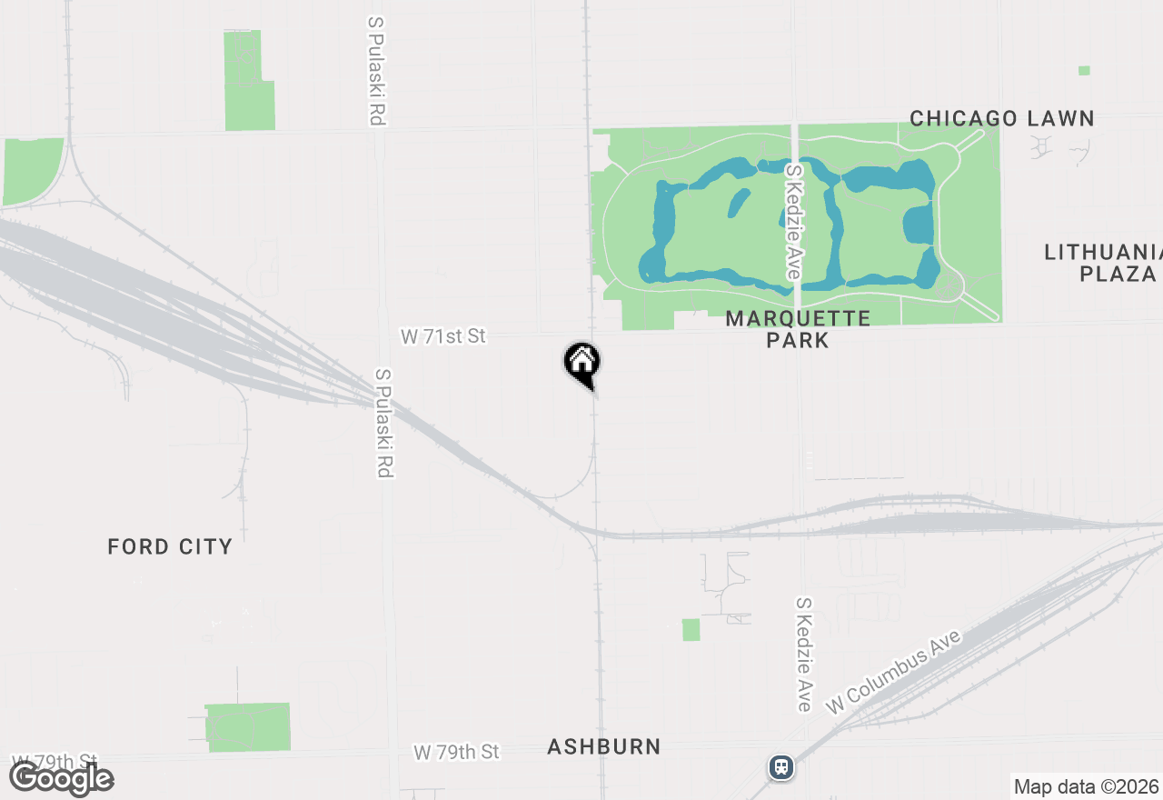 Map of 7216 S Central Park Avenue, Chicago, IL 60629