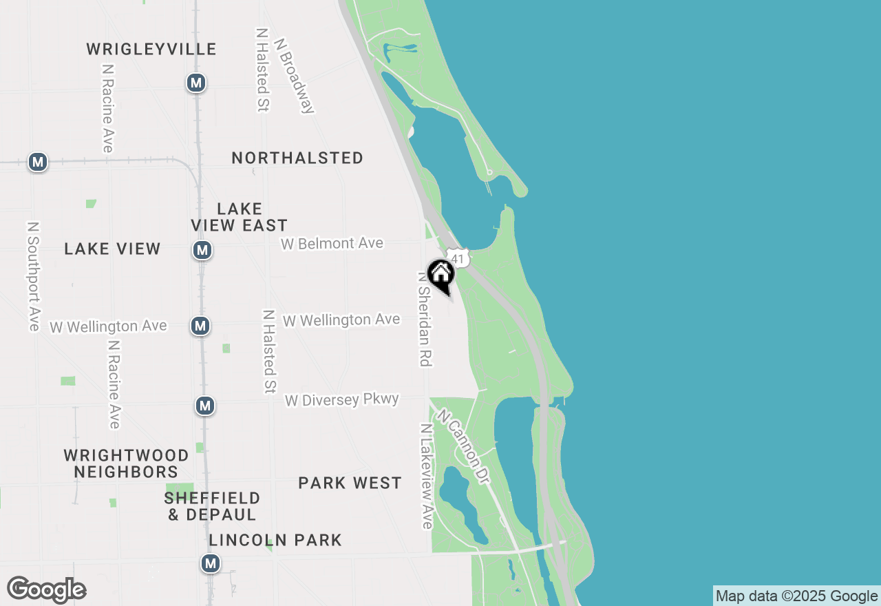 Map of 339 W Barry Avenue #3BC, Chicago, IL 60657