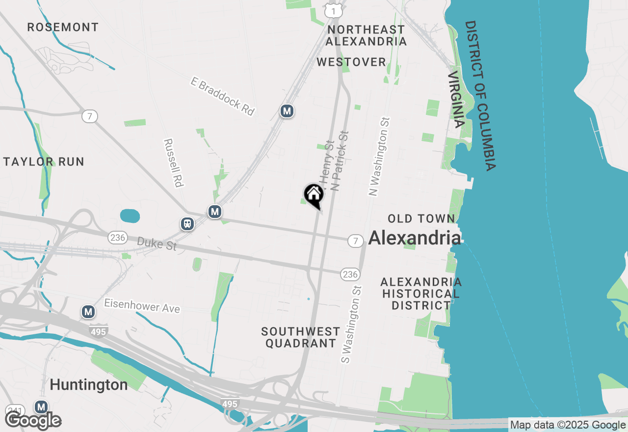 Map of 1115 Cameron Street #305, Alexandria, VA 22314