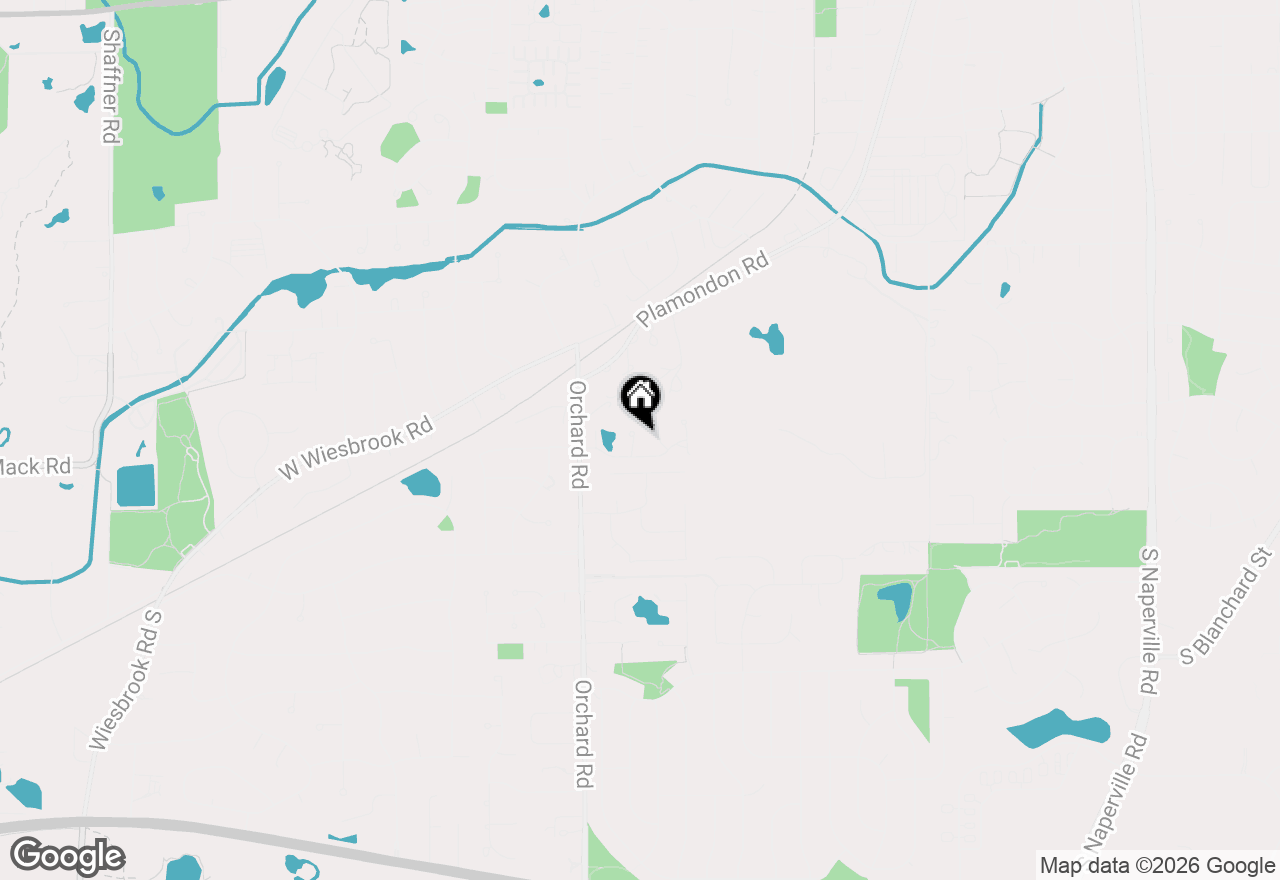Map of 2S015 Ironwood Lane, Wheaton, IL 60189