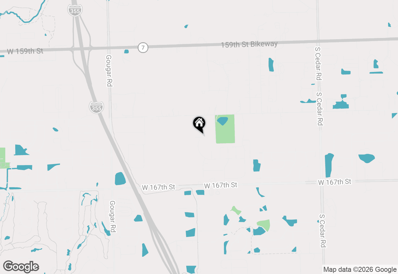 Map of 16410 S Wheatgrass Street, Lockport, IL 60441