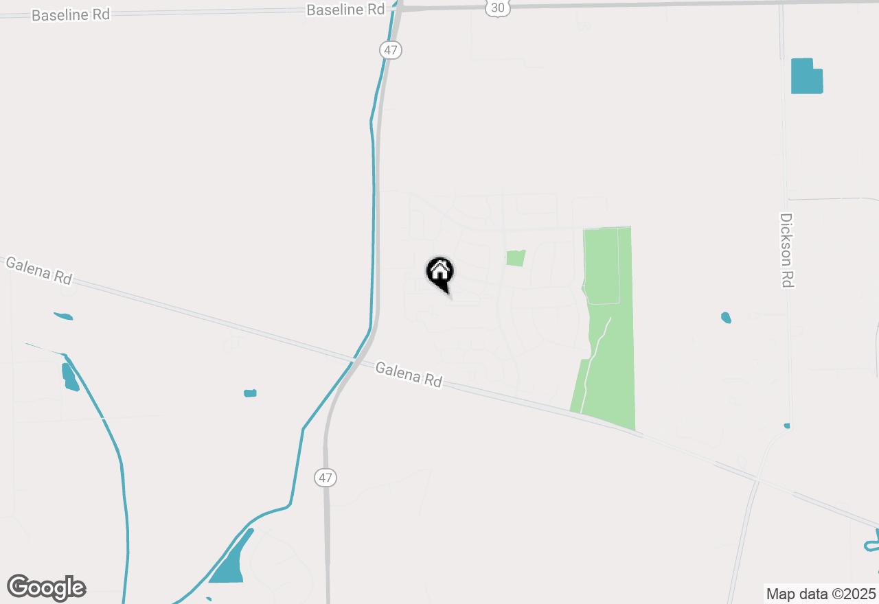 Map of 148 Bertram Drive #H, Yorkville, IL 60560