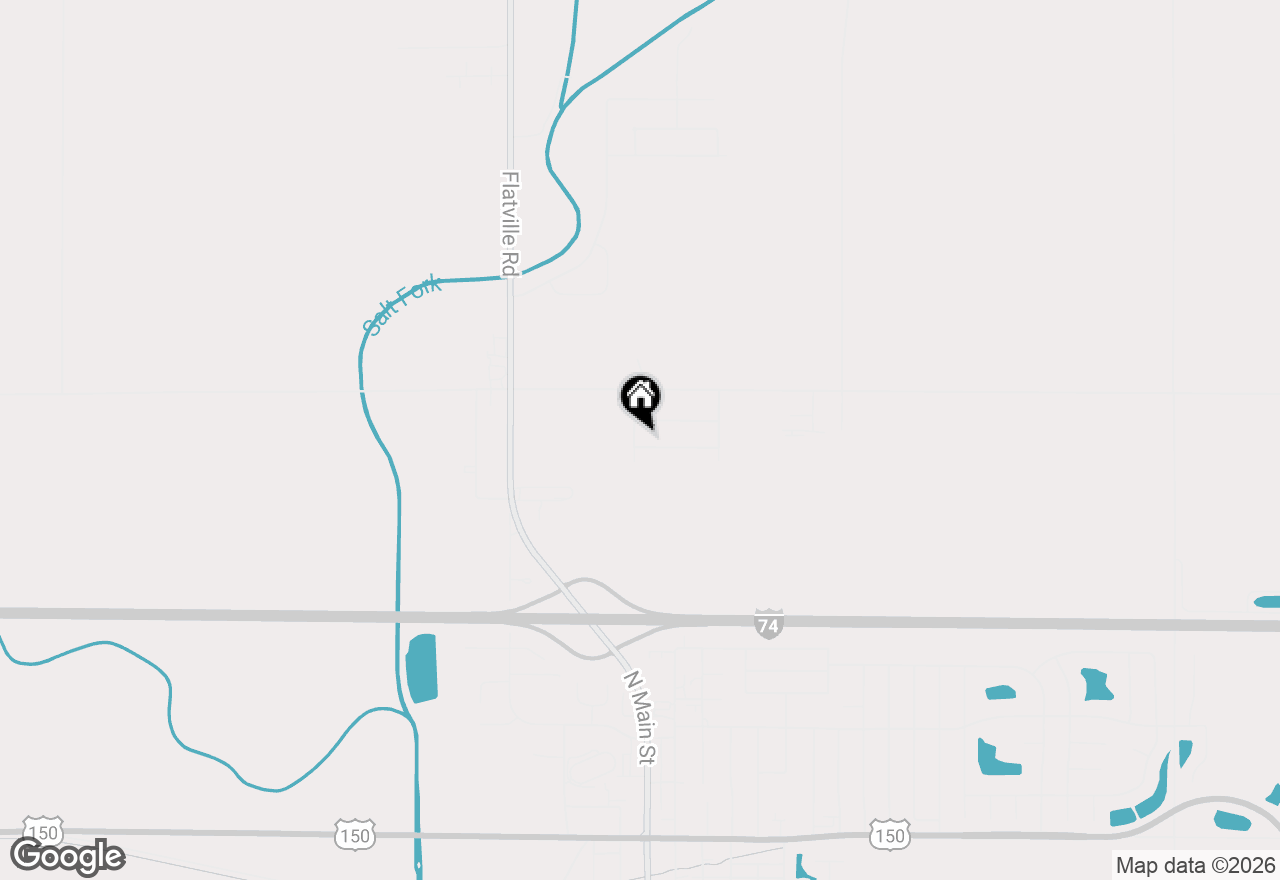 Map of 1688 Willowdale Drive, St. Joseph, IL 61873