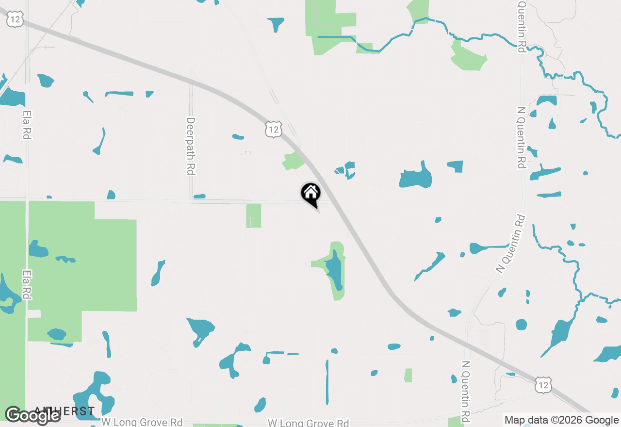 Map of 715 Fieldstone Circle, Lake Zurich, IL 60047
