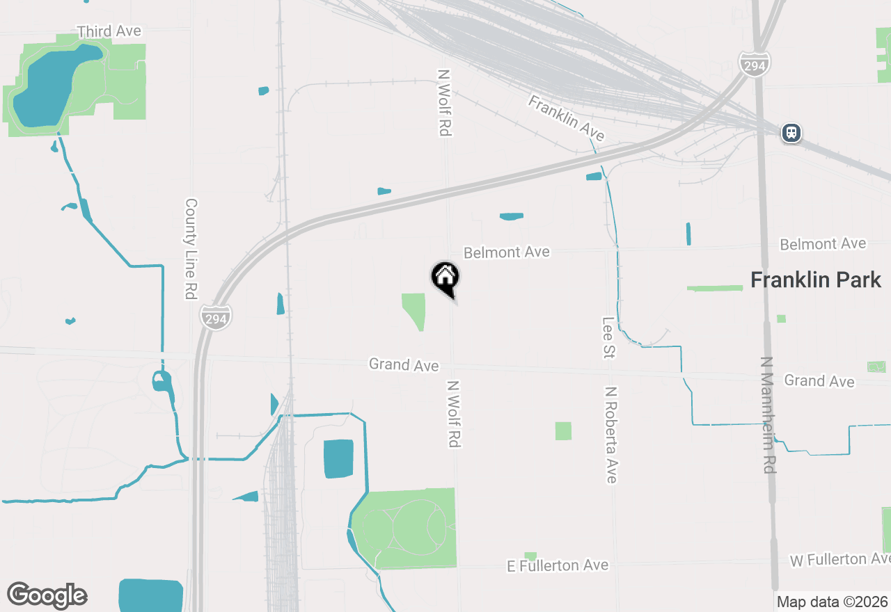 Map of 3040 N Wolf Road, Melrose Park, IL 60164