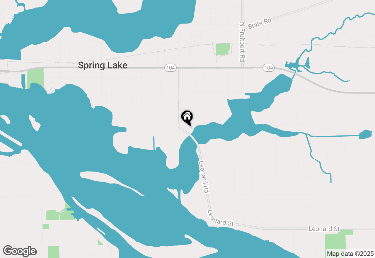 Map of 618 Edgewater Drive, Spring Lake, MI 49456