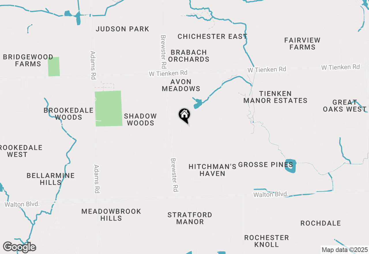 Map of 658 Langley Road, Rochester Hills, MI 48309