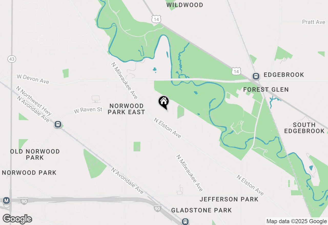 Map of 6147 N Moody Avenue #GARDEN, Chicago, IL 60646