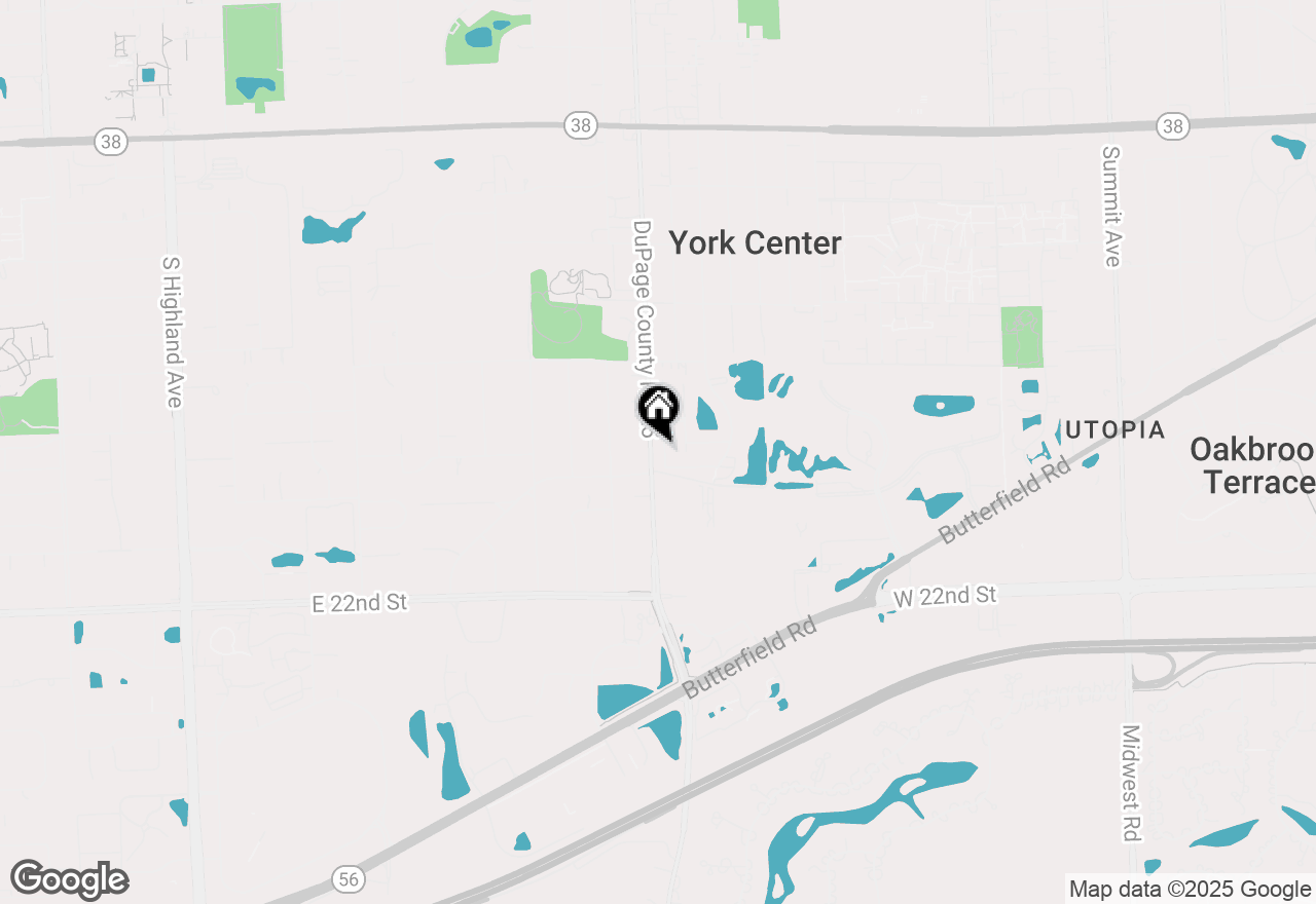 Map of 1714 Astor Avenue, Oakbrook Terrace, IL 60181