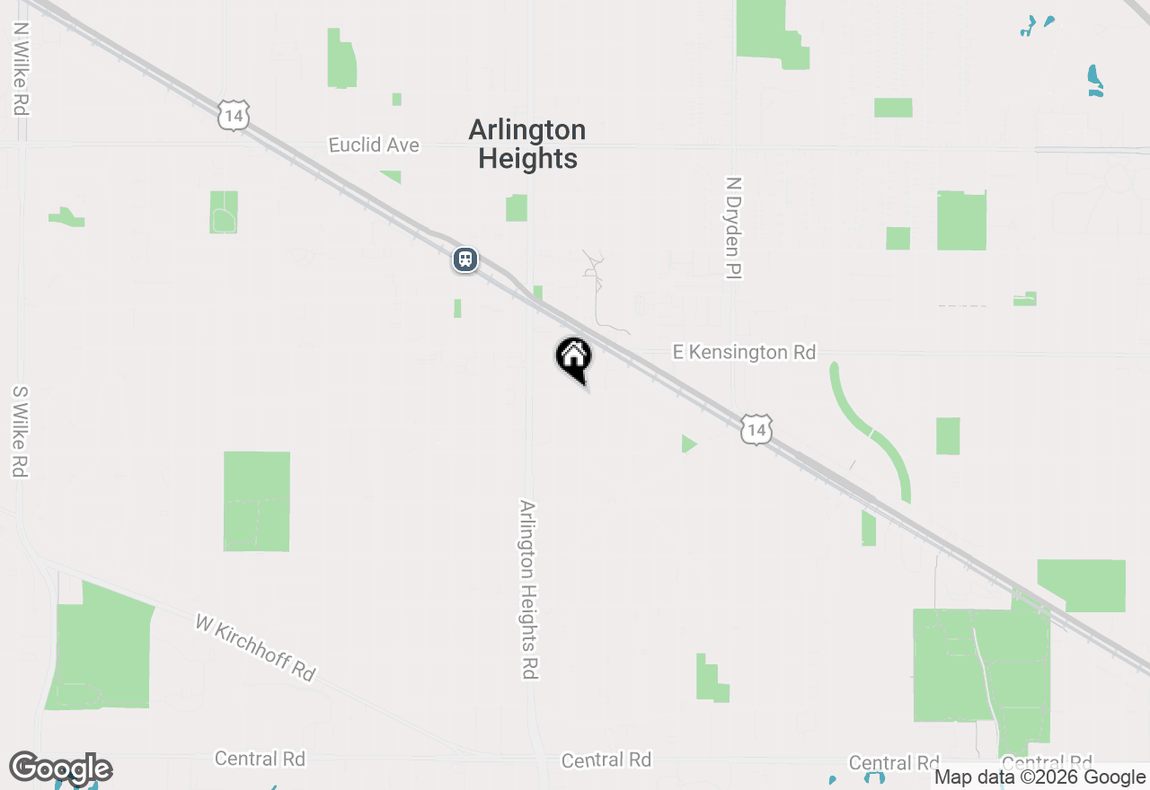 Map of 313 E George Street, Arlington Heights, IL 60005