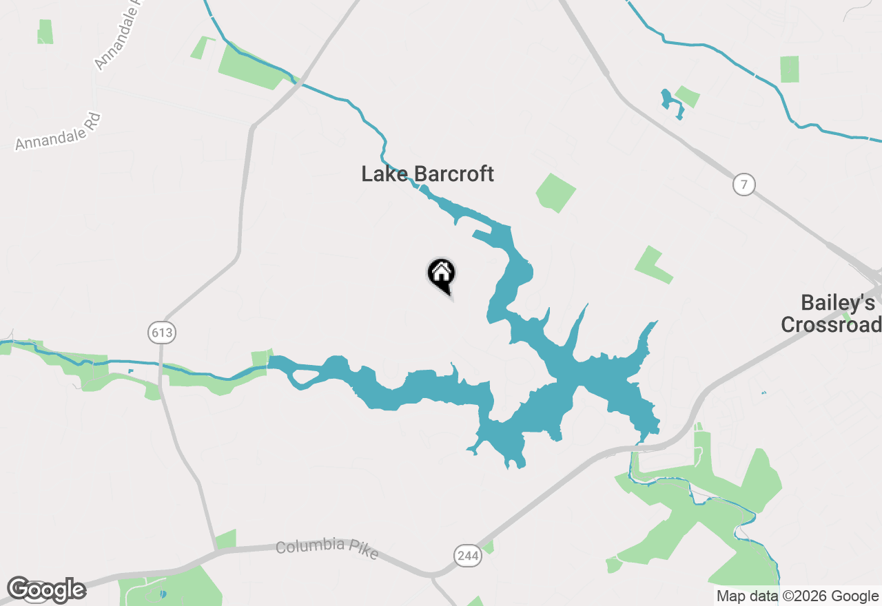 Map of 3421 Fiddlers Green, Falls Church, VA 22044