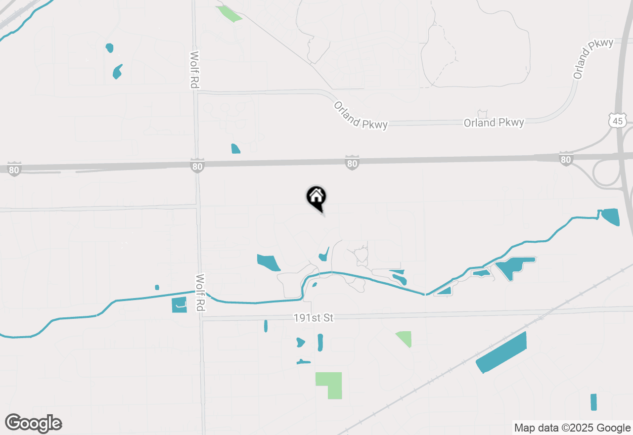 Map of 10755 Canterbury Drive, Mokena, IL 60448