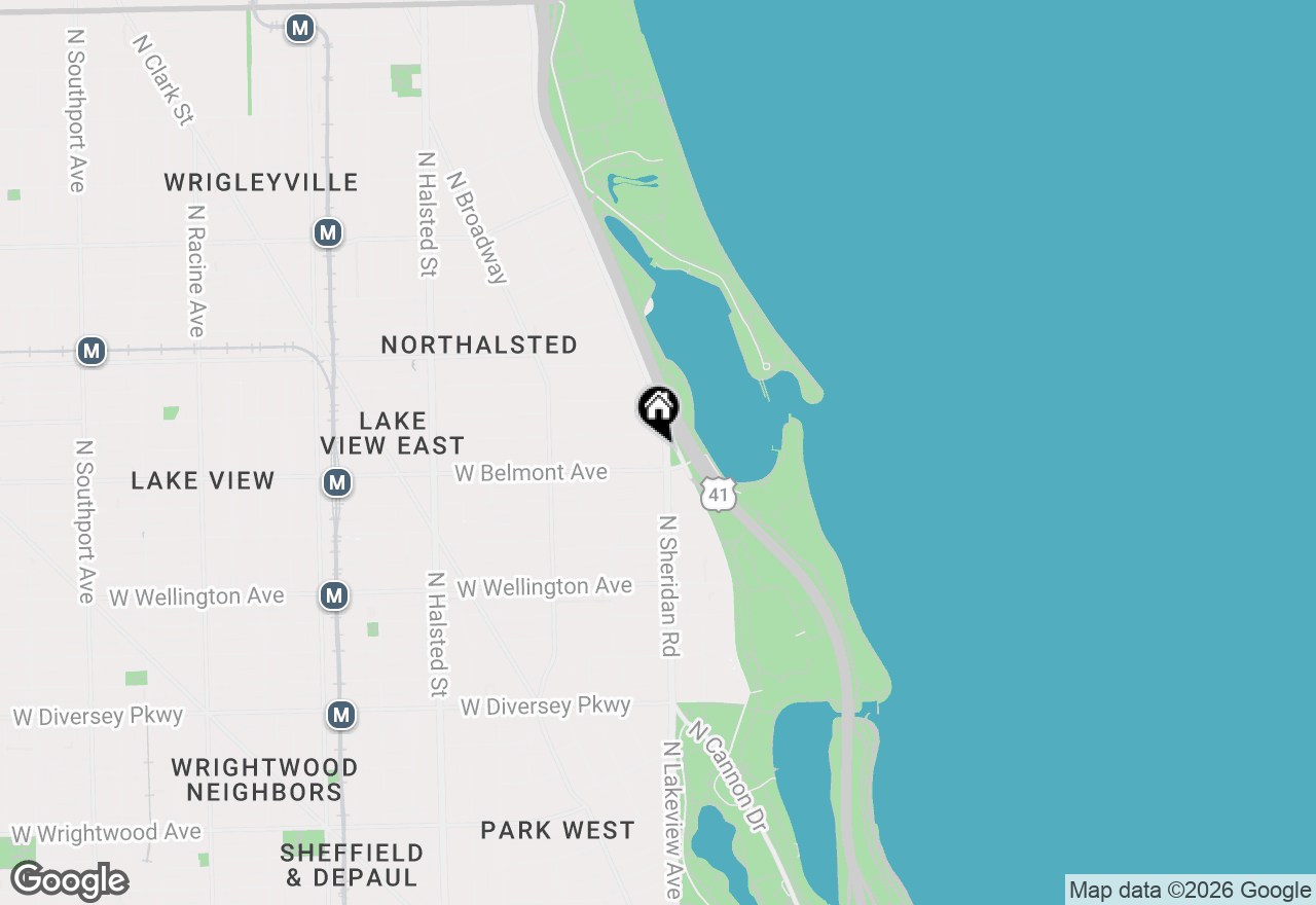 Map of 3200 N Lake Shore Drive #2601, Chicago, IL 60657
