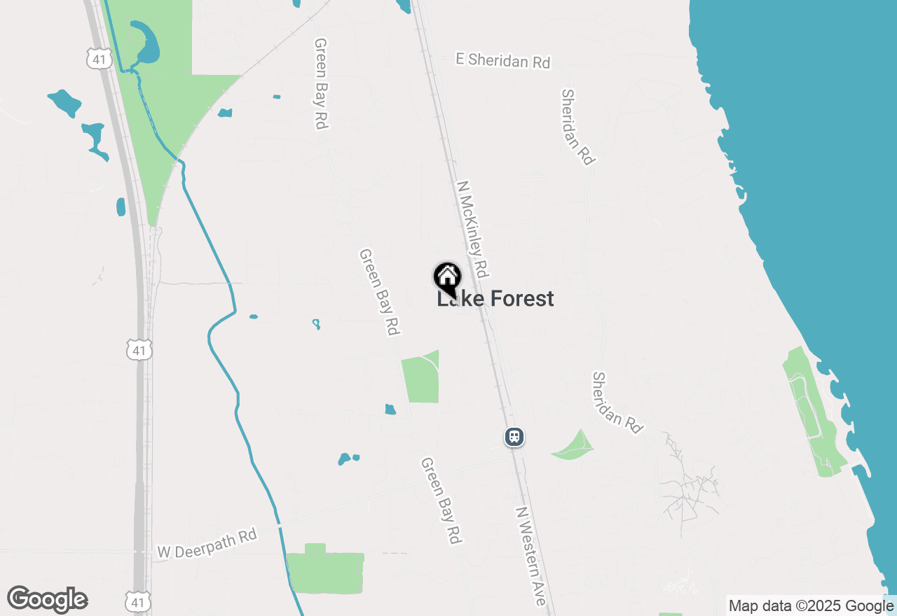 Map of 153 E Laurel Avenue #301, Lake Forest, IL 60045