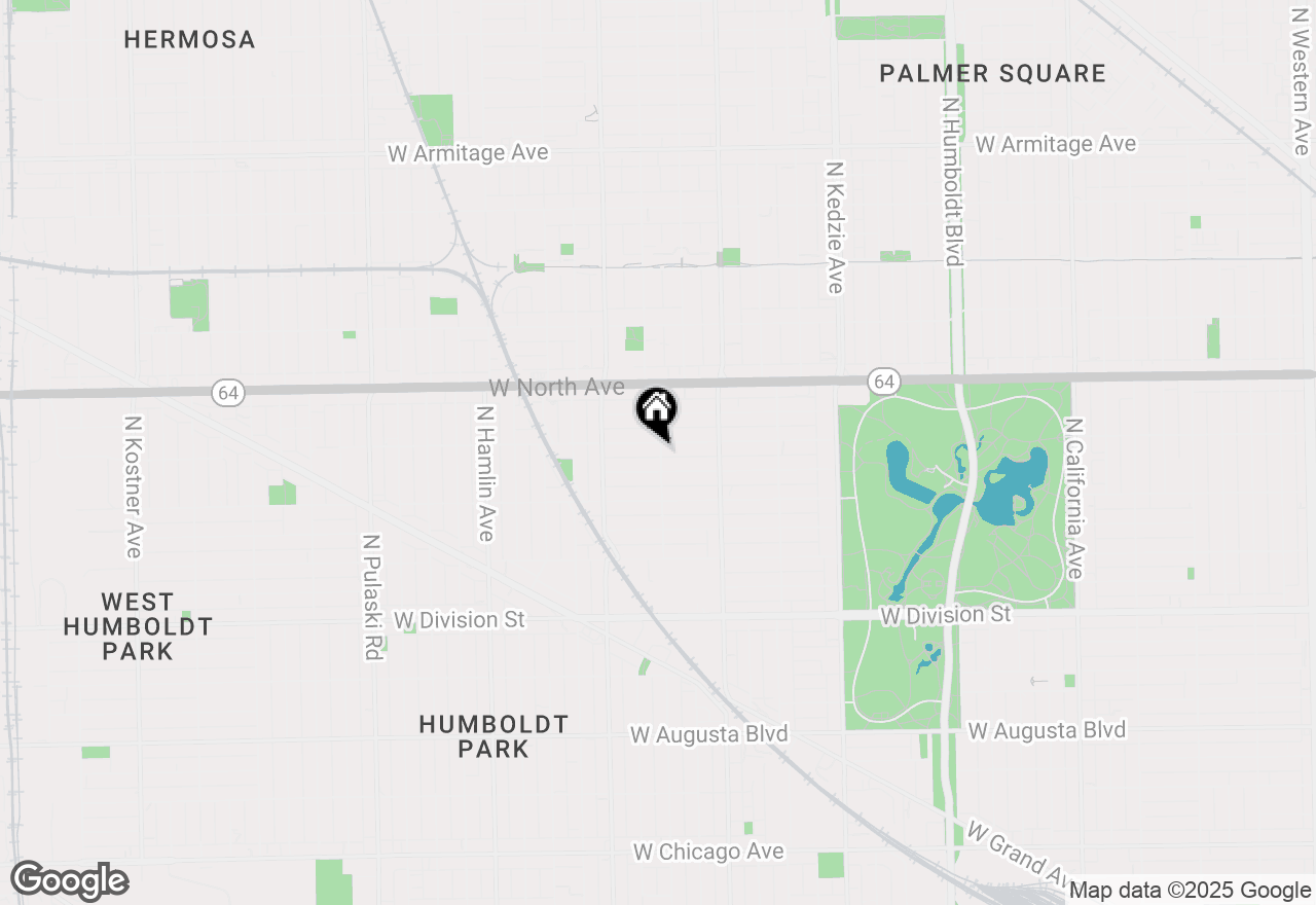 Map of 3501 W Le Moyne Street #2, Chicago, IL 60651