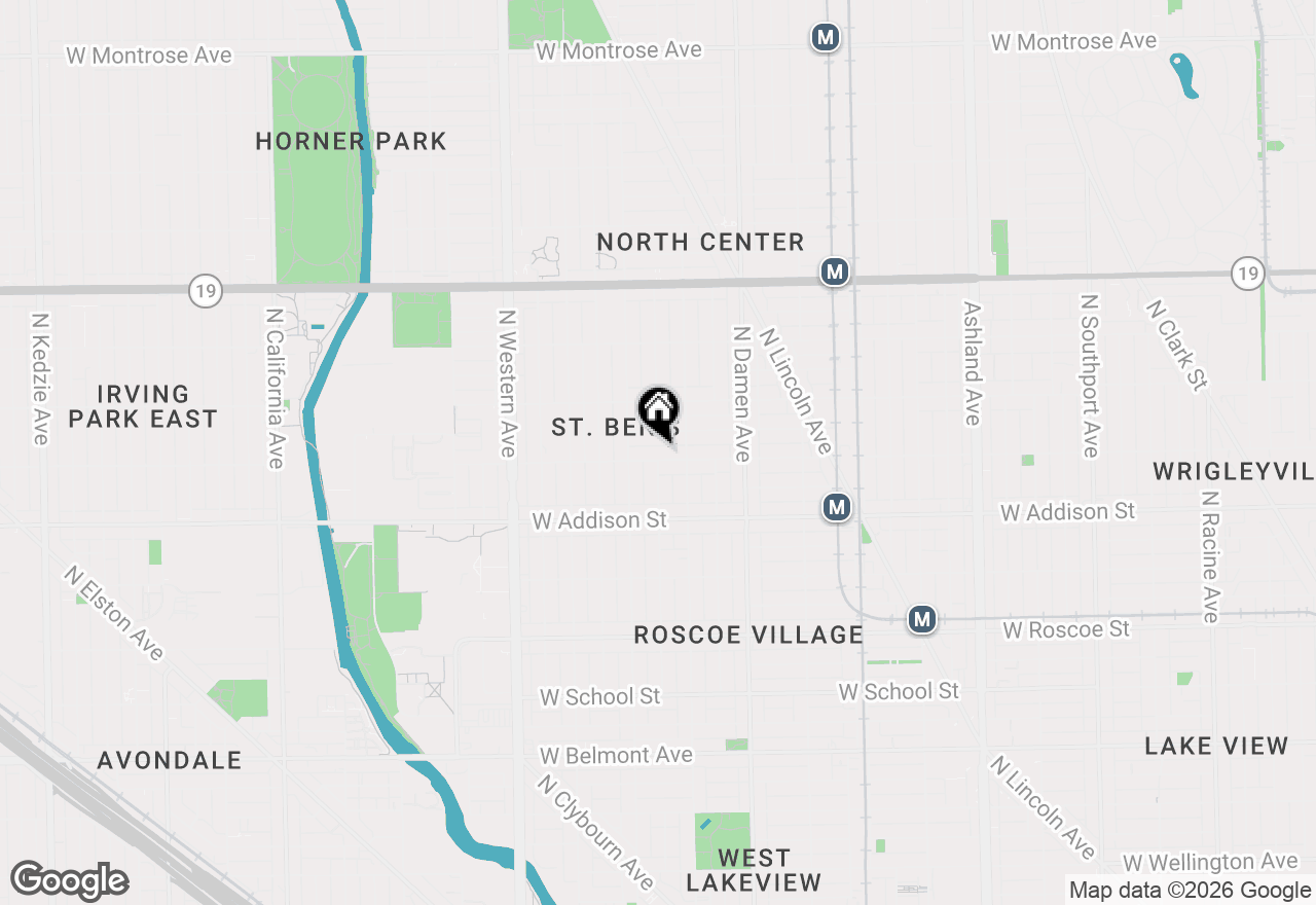 Map of 2124 W Waveland Avenue, Chicago, IL 60618