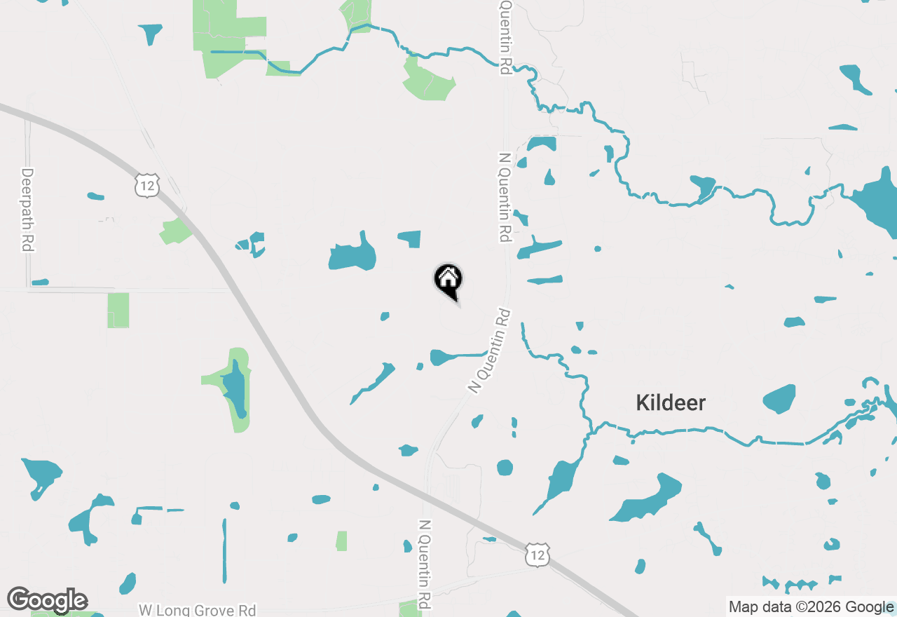 Map of 21945 W Pine Lake Circle, Kildeer, IL 60047